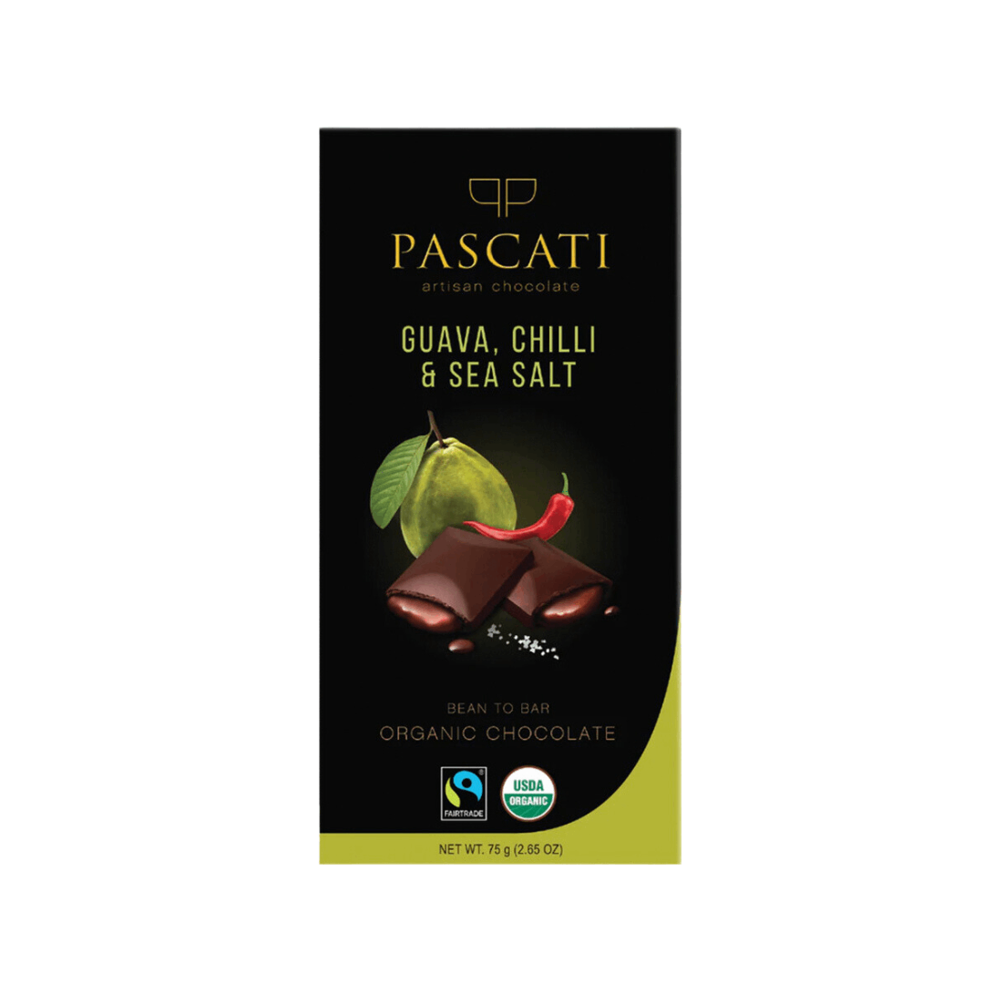 Guava Chilli And Sea Salt Organic Dark Chocolate -Zama Organics