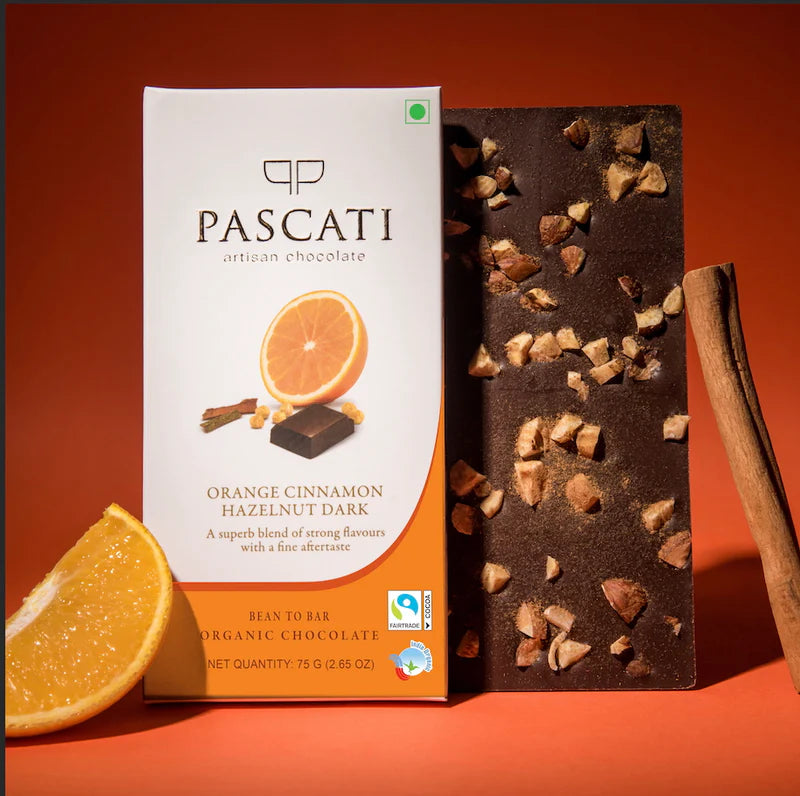 ORANGE CINNAMON HAZELNUT CHOCOLATE