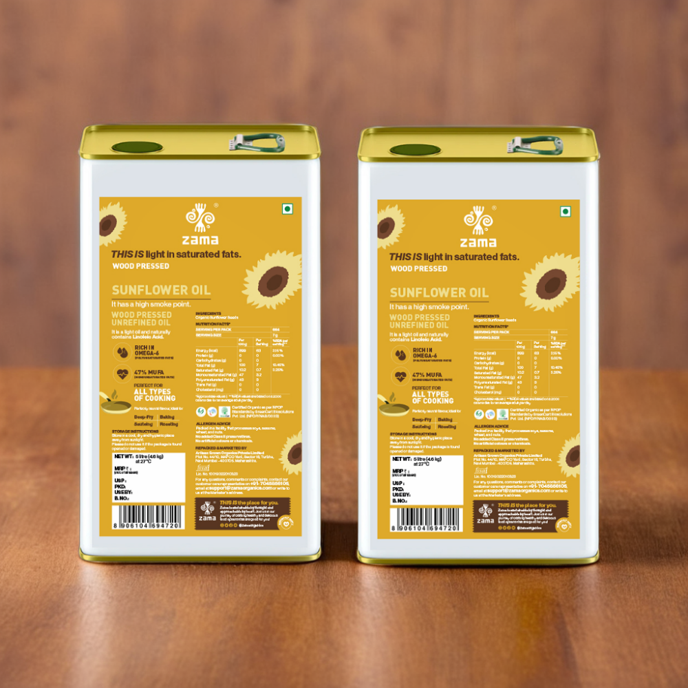 WOOD PRESSED SUNFLOWER OIL
