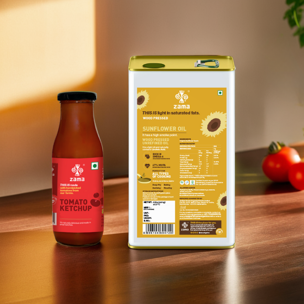 FREE TOMATO KETCHUP (300g) WITH WOOD PRESSED SUNFLOWER OIL