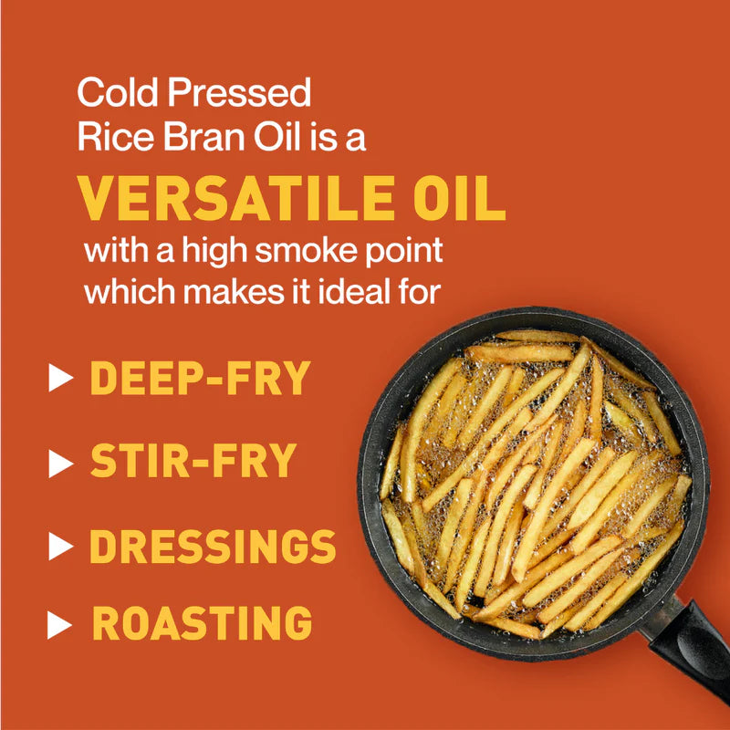 EVERYDAY OIL COMBO –  1L RICE BRAN OIL & 400ML COCONUT OIL