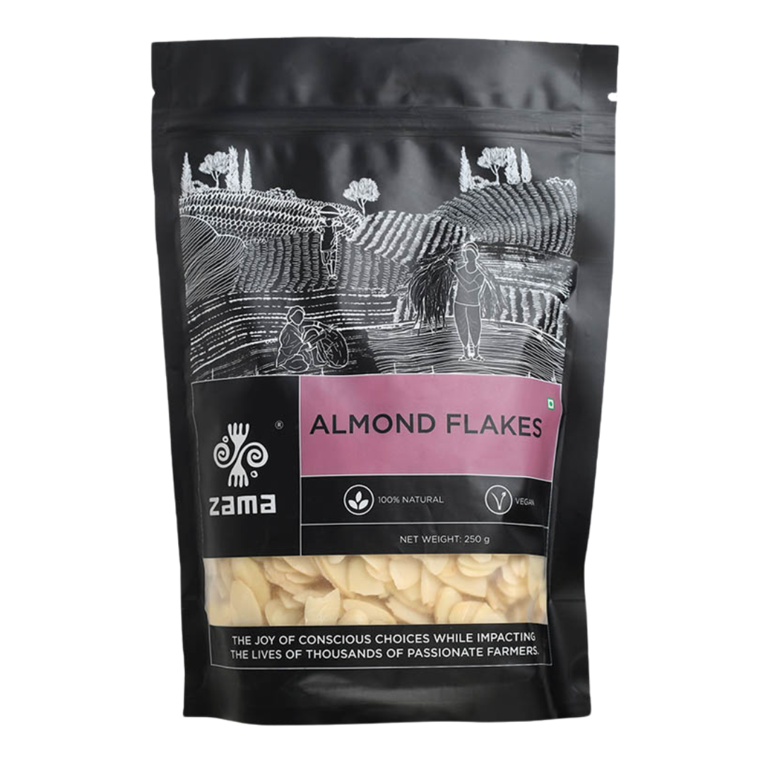 Zama Organics- Almond Flakes