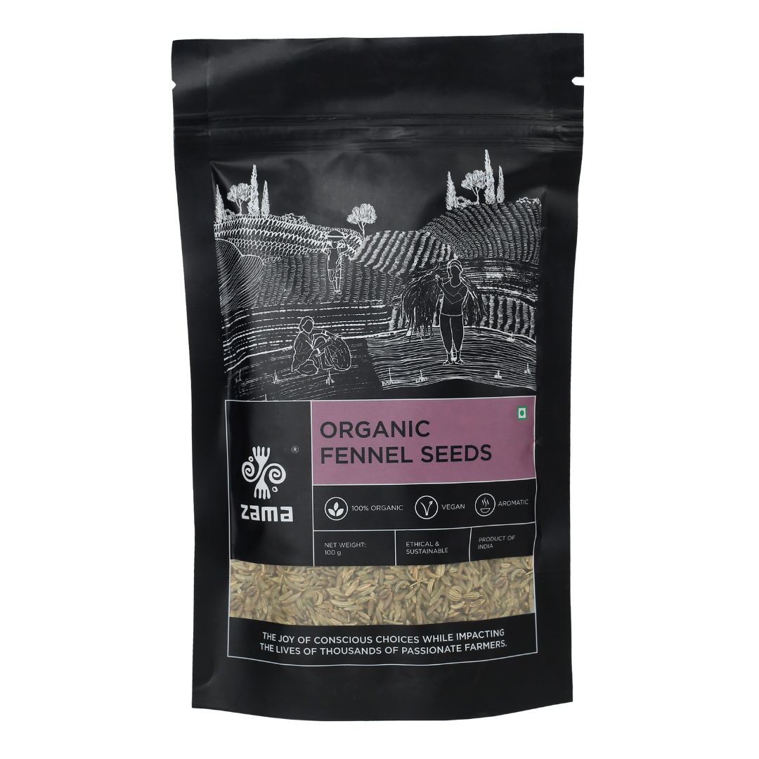 Organic Fennel Seeds-Zama Organics