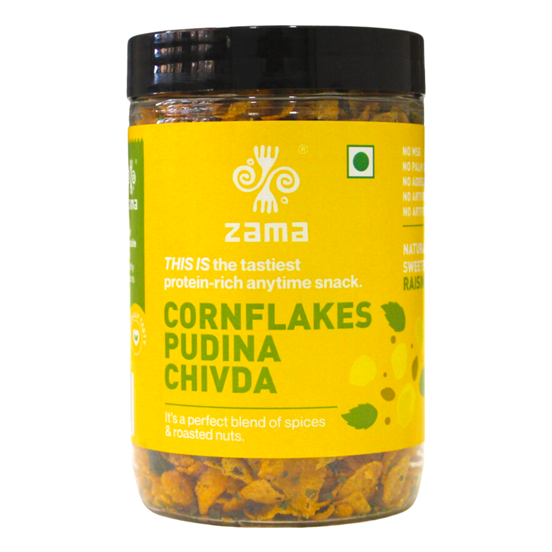 Cornflakes Pudina Chivda- Zama Organics