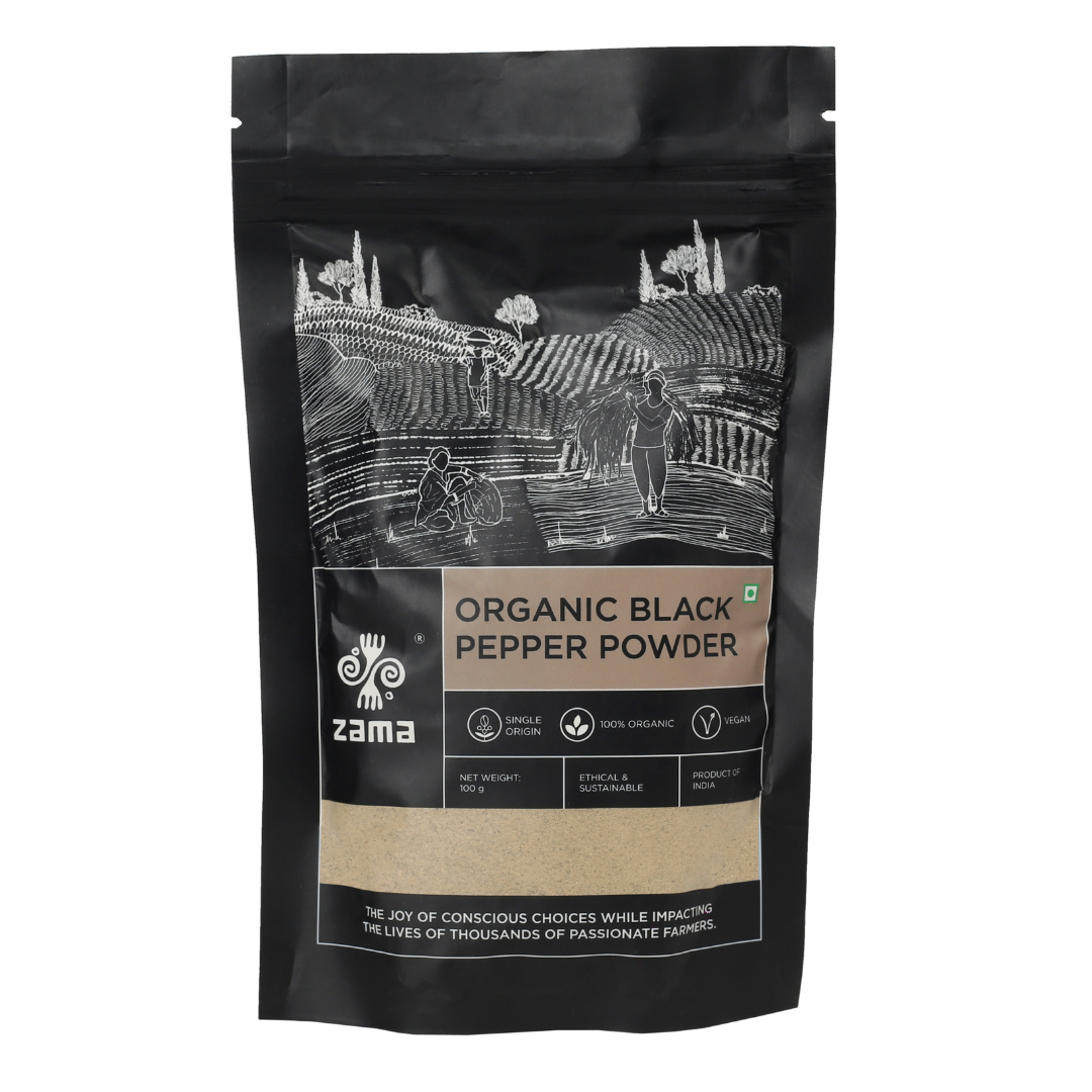 Zama Organics- Organic Black Pepper Powder