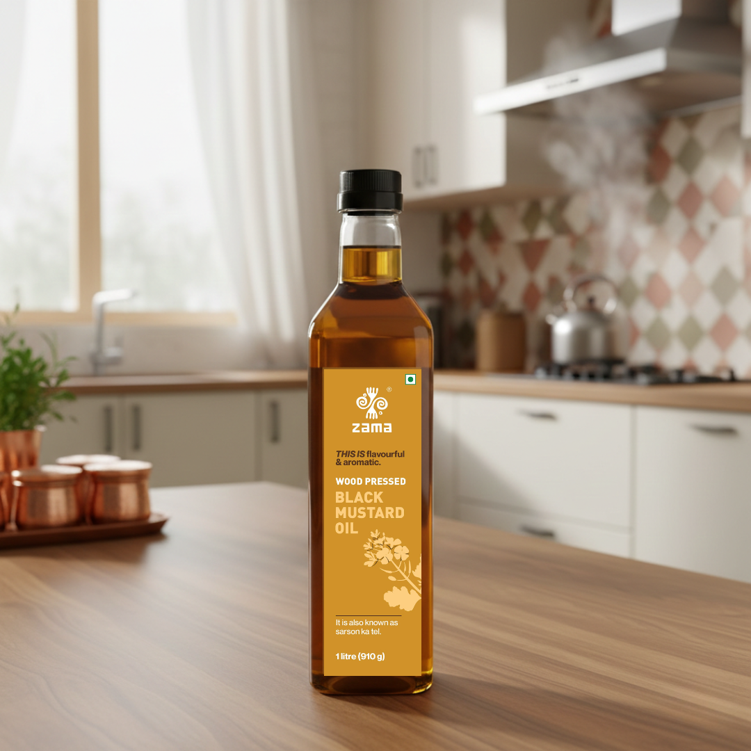 WOOD PRESSED BLACK MUSTARD OIL