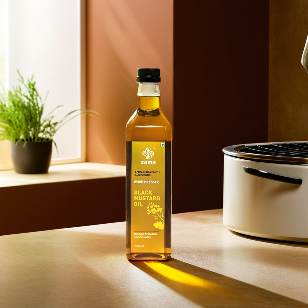 WOOD PRESSED BLACK MUSTARD OIL