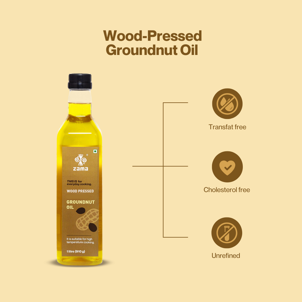 WOOD PRESSED GROUNDNUT OIL