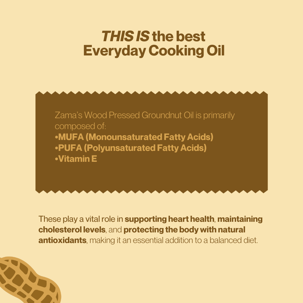 WOOD PRESSED GROUNDNUT OIL