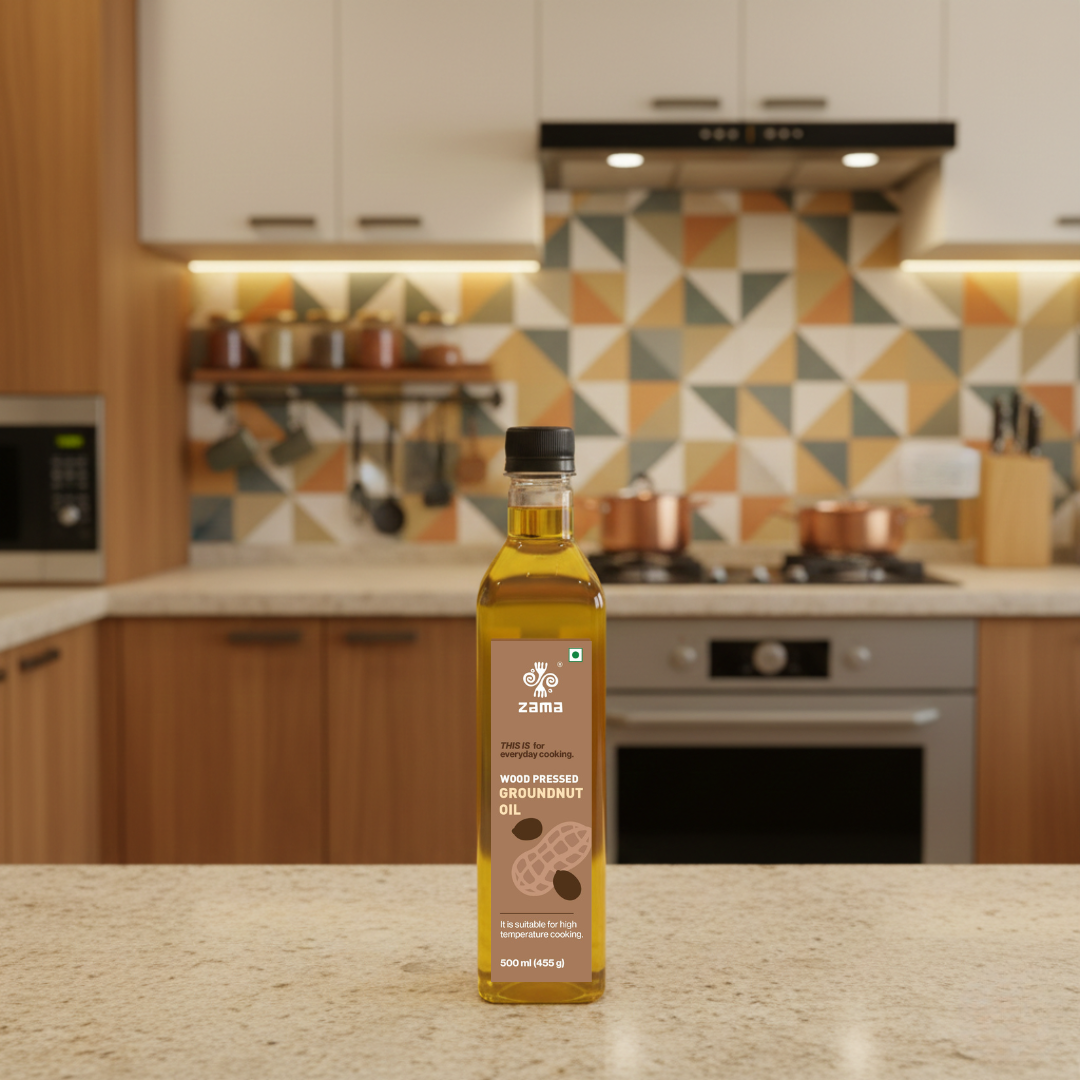 WOOD PRESSED GROUNDNUT OIL