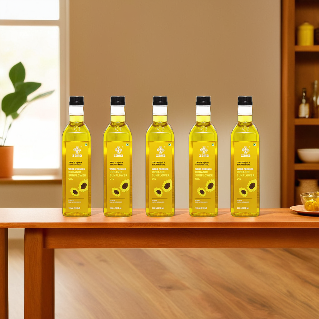 WOOD PRESSED SUNFLOWER OIL