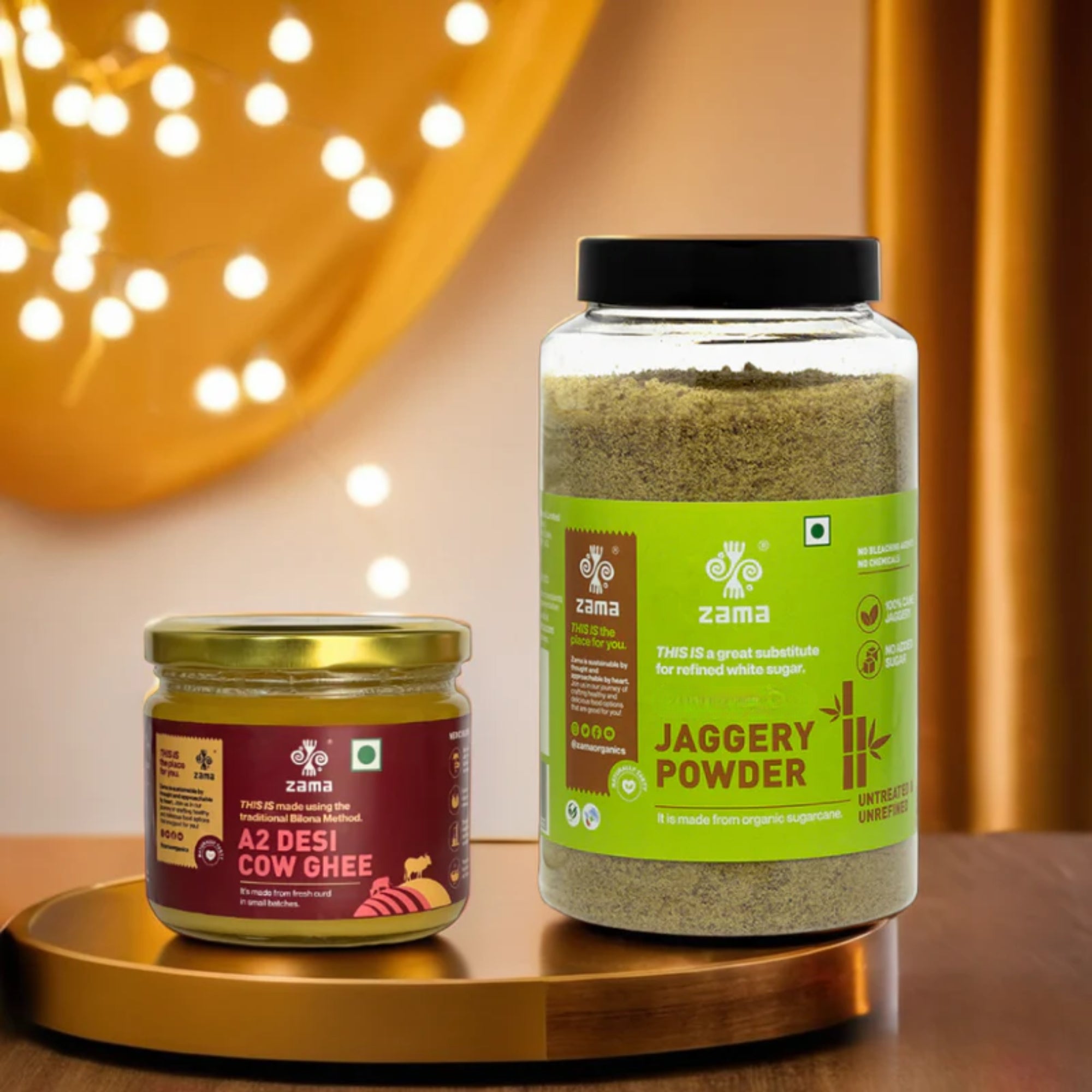 PURE A2 GHEE WITH JAGGERY POWDER – AUSPICIOUS PAIRING