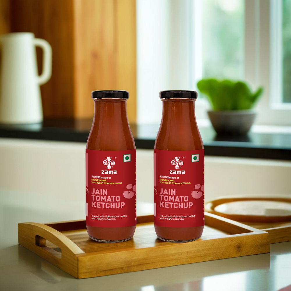 ZAMA ORGANICS TOMATO KETCHUP (JAIN) – CLEAN LABEL