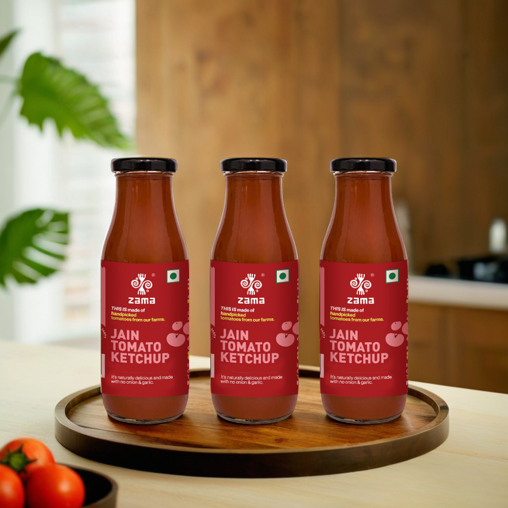 ZAMA ORGANICS TOMATO KETCHUP (JAIN) – CLEAN LABEL