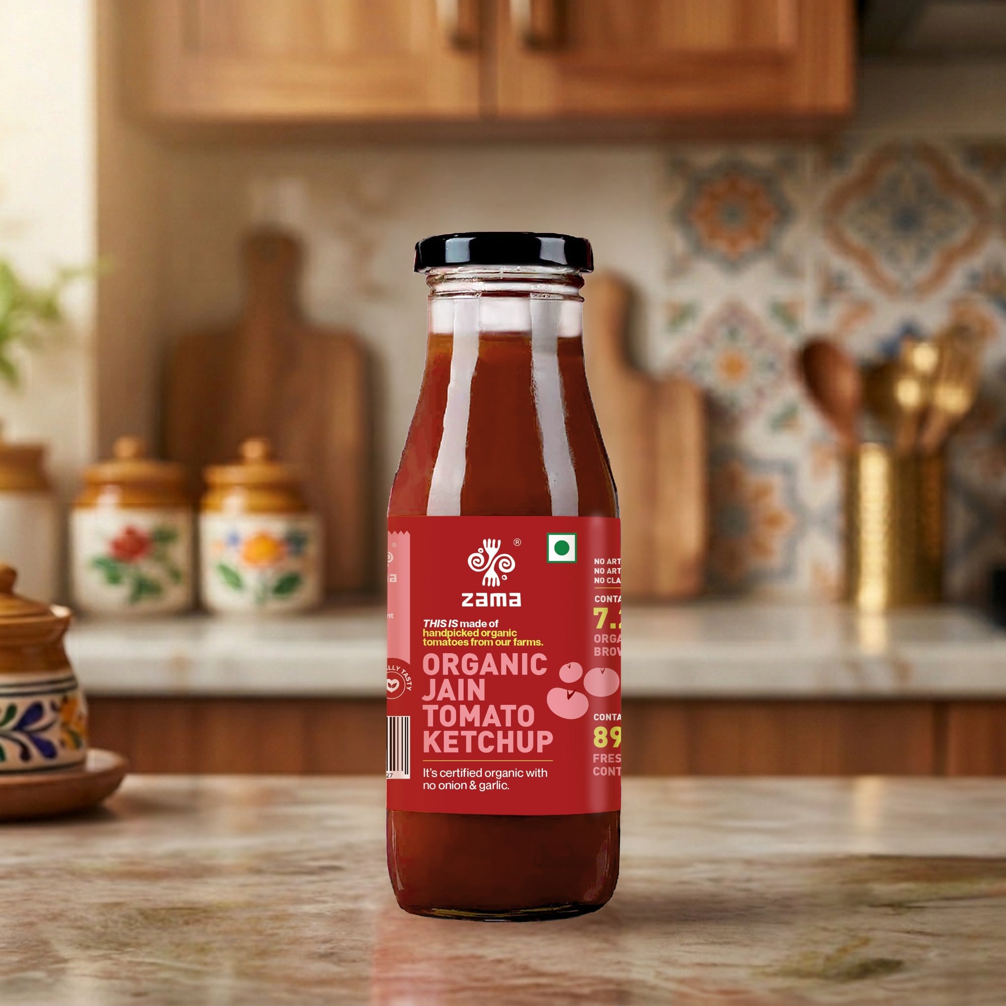ORGANIC TOMATO KETCHUP (JAIN)