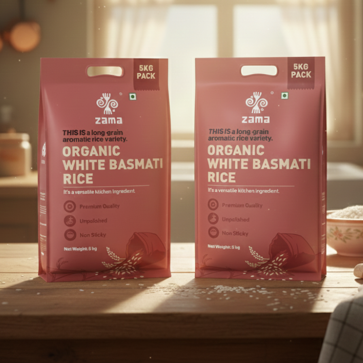 ORGANIC WHITE BASMATI RICE