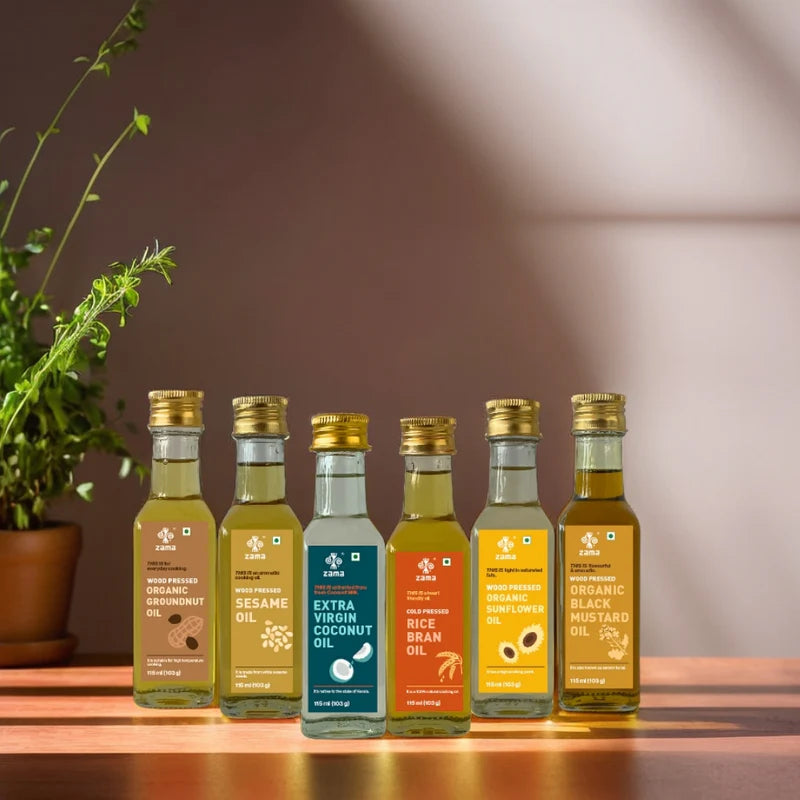 KITCHEN OIL SAMPLE PACK – 115 ML (PACK OF 6 OILS)