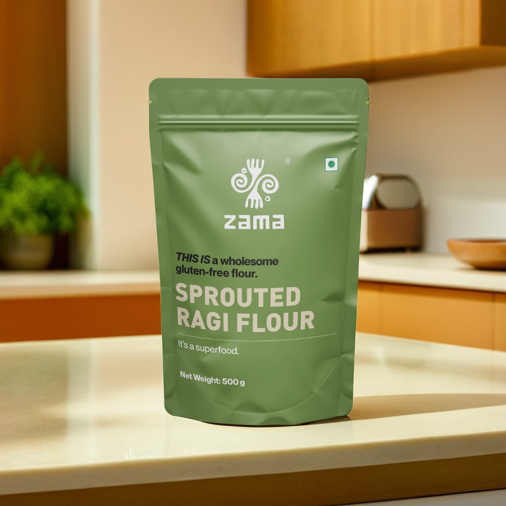 ORGANIC SPROUTED RAGI FLOUR