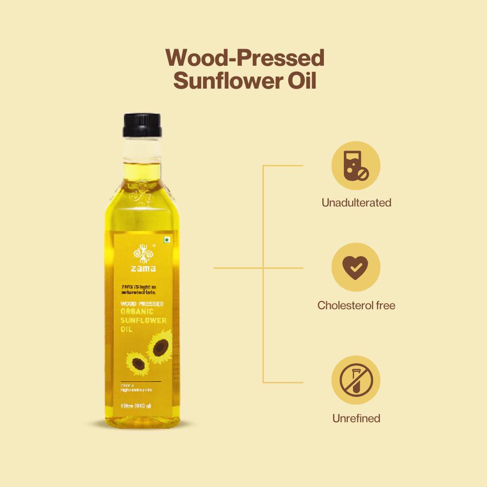 WOOD PRESSED SUNFLOWER OIL