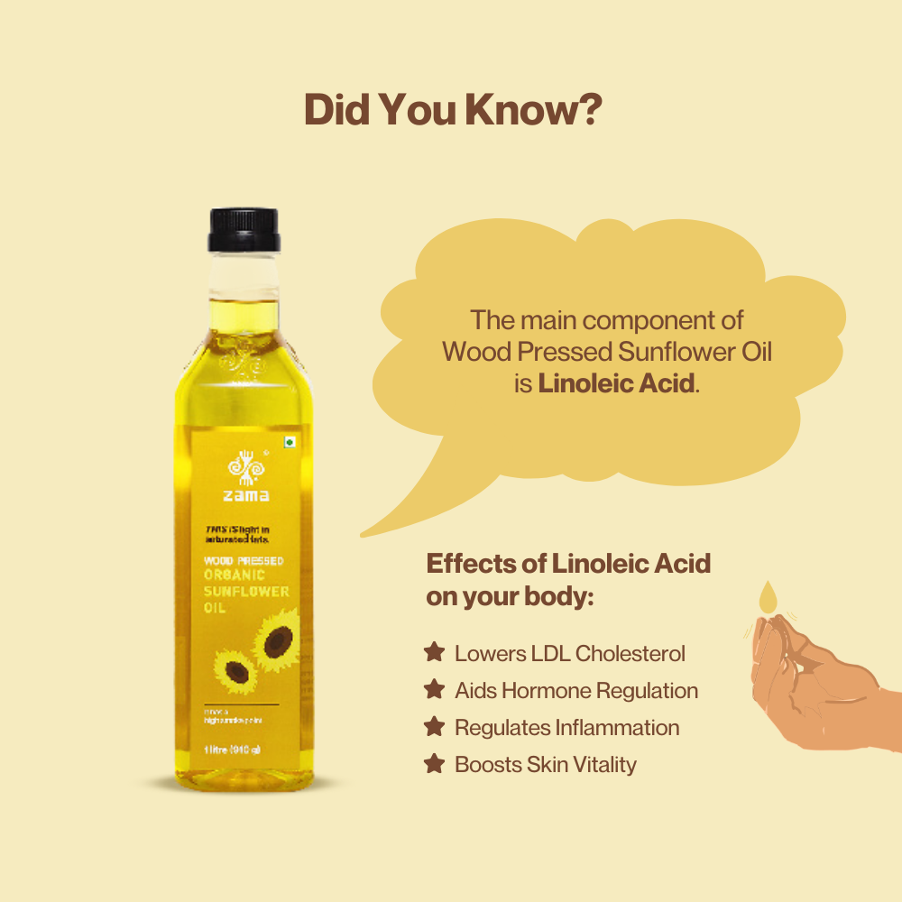 WOOD PRESSED SUNFLOWER OIL
