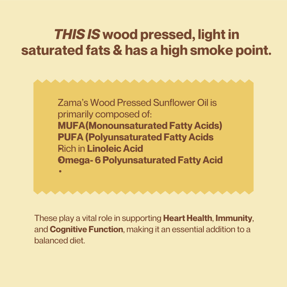 WOOD PRESSED SUNFLOWER OIL