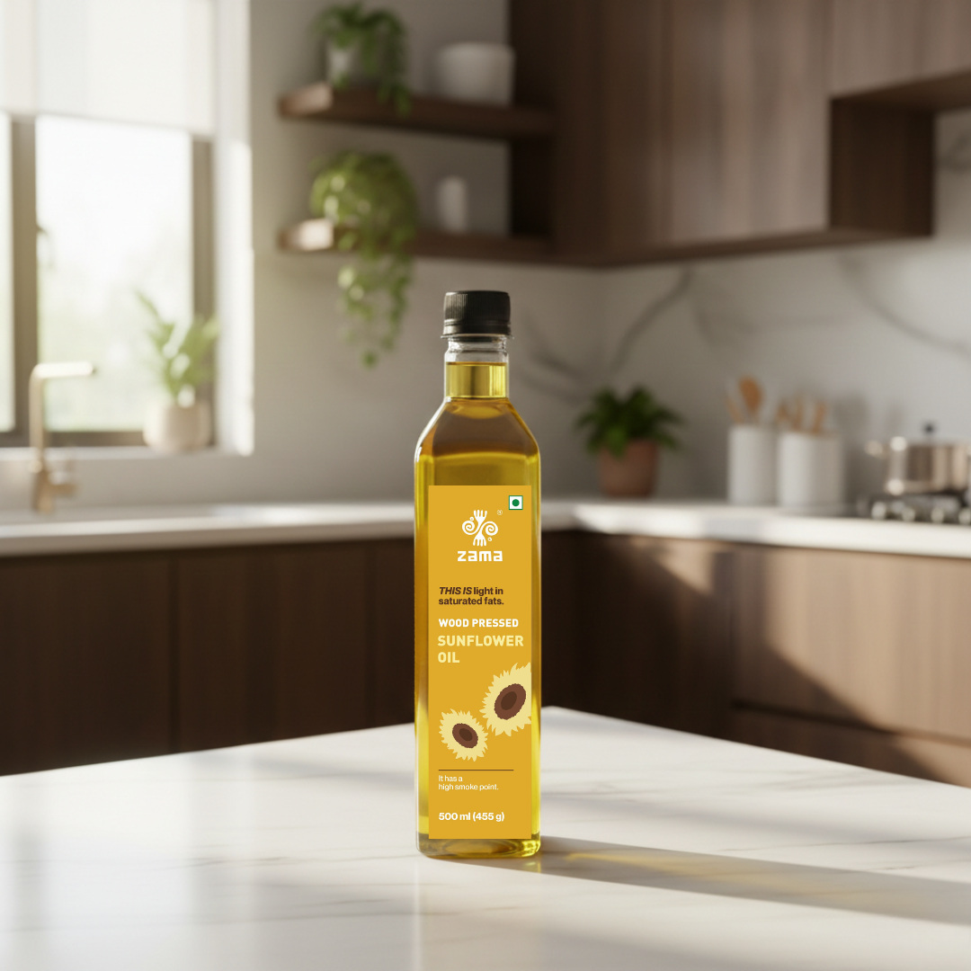 WOOD PRESSED SUNFLOWER OIL