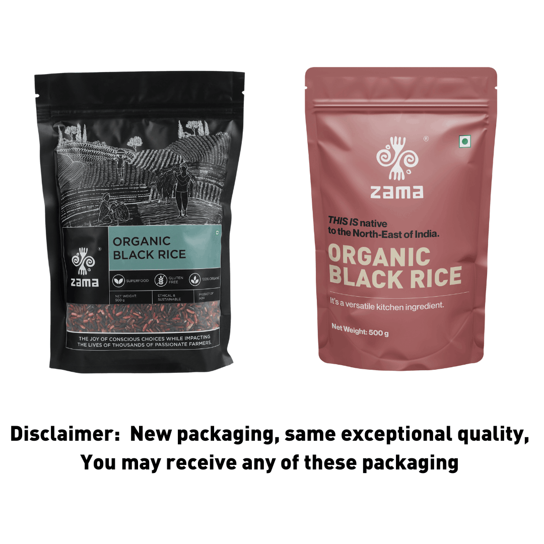 Organic Black Rice- Zama Organics